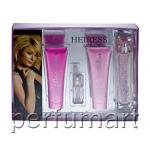 Paris Hilton Heiress - 100ml EDP, 90ml Body lotion, 90ml S/G 7.5ml perfum
